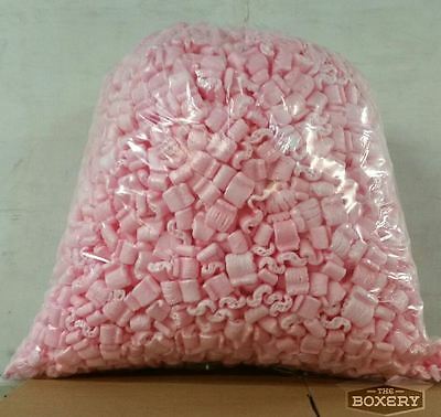 Pink Popcorn 3.5 Cu Ft Anti Static Packing Peanuts Free Ship